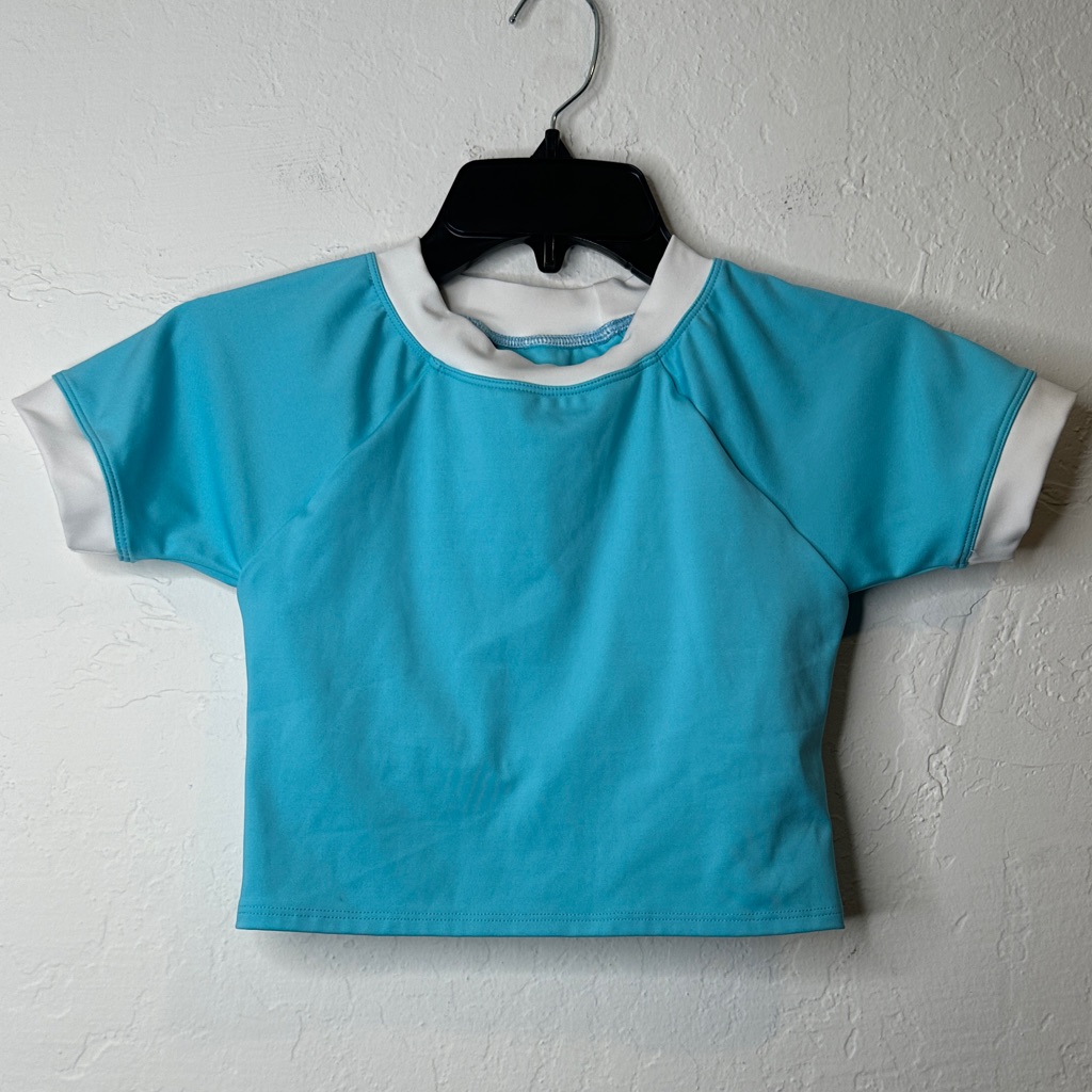 Eleven By Venus Williams Sky Blue Short Sleeve Tee & Leggings Matching Set Xs